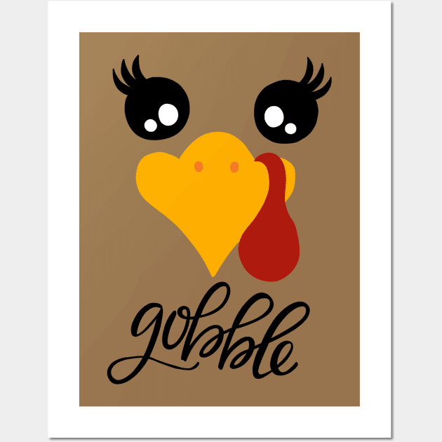 Thanksgiving Turkey Wall Art by valentinahramov